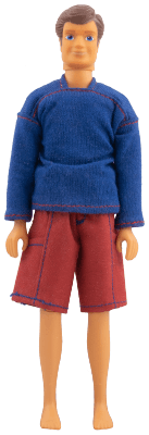 LEGO Scala Doll (Christian with Clothes Shorts) (23047b) LEGO Minifigure