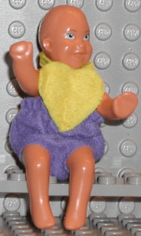LEGO Scala Doll (Baby Thomas with Large Eyes Pattern with Clothes) (23047c) LEGO Minifigure