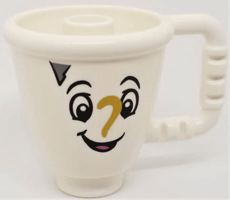 LEGO Duplo Figure Disney Princess Chip Potts (Duplo Utensil Cup with Stud Inside) (27383pb01) Duplo Minifigure