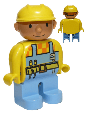 LEGO Duplo Figure Male Bob the Builder (4555pb030) Duplo Minifigure