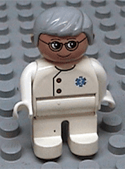 LEGO Duplo Figure Doctor / Medic (4555pb128) Duplo Minifigure
