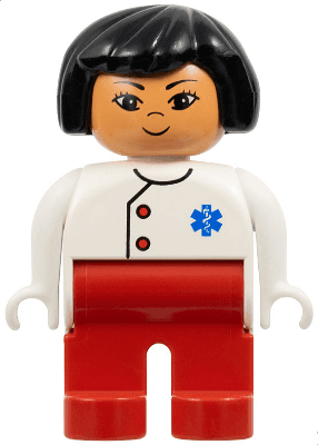 LEGO Duplo Figure Doctor / Medic (4555pb225) Duplo Minifigure