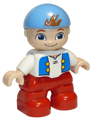 LEGO Duplo Figure Lego Ville Never Land Pirates Cubby (47205pb027) Duplo Minifigure