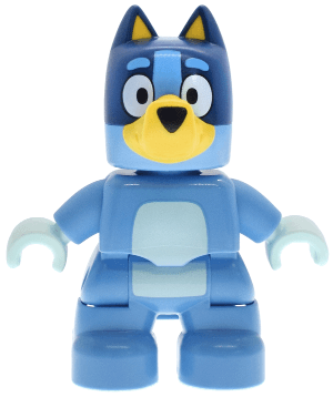 LEGO Duplo Figure Lego Ville Bluey (47205pb128) Duplo Minifigure