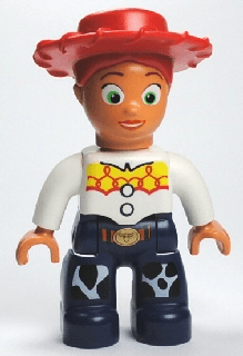 LEGO Duplo Figure Lego Ville Female Jessie (47394pb129) Duplo Minifigure