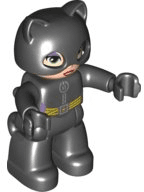 LEGO Duplo Figure Lego Ville Catwoman (47394pb188) Duplo Minifigure