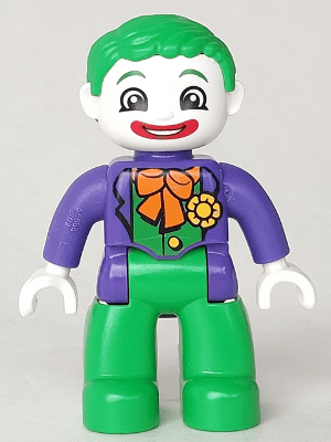 LEGO Duplo Figure Lego Ville The Joker (47394pb189) Duplo Minifigure