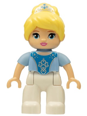 LEGO Duplo Figure Lego Ville Disney Princess Cinderella Tiara (47394pb240) Duplo Minifigure