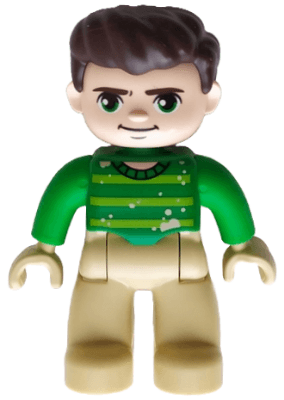 LEGO Duplo Figure Lego Ville Sandman (47394pb243) Duplo Minifigure