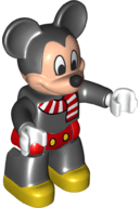 LEGO Duplo Figure Lego Ville Mickey Mouse Red Pants and Scarf (6263148 / 6269879) (47394pb278) Duplo Minifigure