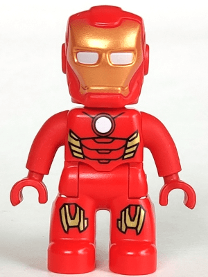 LEGO Duplo Figure Lego Ville Iron Man (47394pb282) Duplo Minifigure