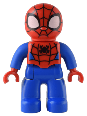 LEGO Duplo Figure Lego Ville Spider-Man (Peter 'Spidey' Parker) (47394pb324) Duplo Minifigure