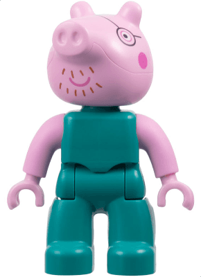 LEGO Duplo Figure Lego Ville Daddy Pig (47394pb358) Duplo Minifigure