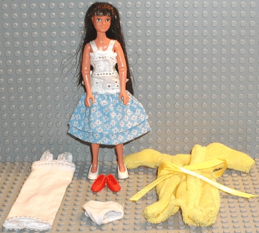 LEGO Scala Doll (Andrea with Clothes Dress Blue) (71287) LEGO Minifigure