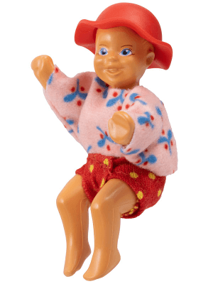 LEGO Scala Doll (Baby Thomas with Large Eyes Pattern with Clothes Hat) (71289b) LEGO Minifigure