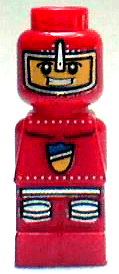 LEGO Microfigure Lava Dragon Knight Red (85863pb003) City Minifigure