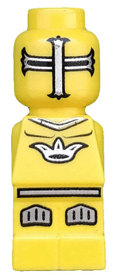 LEGO Microfigure Lava Dragon Knight Yellow (85863pb004) City Minifigure