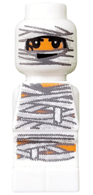 LEGO Microfigure Ramses Pyramid Mummy (85863pb005) City Minifigure