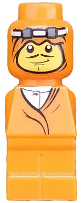 LEGO Microfigure Ramses Pyramid Adventurer Orange (85863pb008) City Minifigure