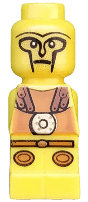 LEGO Microfigure Minotaurus Gladiator Yellow (4560456 / 6022355) (85863pb016) City Minifigure