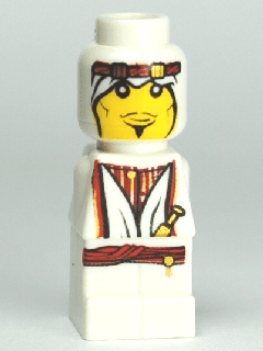 LEGO Microfigure Orient Bazaar White (85863pb029) City Minifigure