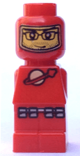 LEGO Microfigure Meteor Strike Astronaut Red (85863pb043) City Minifigure