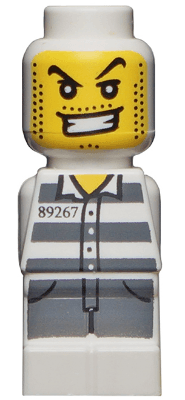 Microfigure City Alarm Thief
