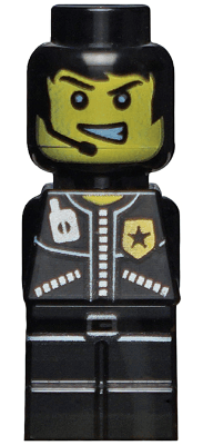 Microfigure City Alarm Police Officer