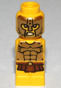 LEGO Microfigure Mini Taurus Gladiator Yellow (85863pb086) City Minifigure