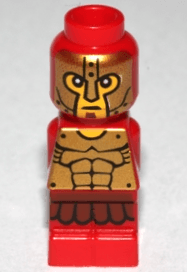 LEGO Microfigure Mini Taurus Gladiator Red (85863pb087) City Minifigure