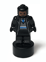 LEGO Ravenclaw Student Statuette / Trophy #3 Black Hair Reddish Brown Face (90398pb035) Harry Potter Minifigure