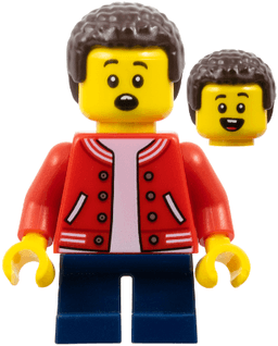 LEGO LEGOLAND Park Boy Coiled Hair (LLP032) minifigure