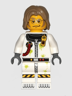 LEGO Alien Conquest Toxic Cleanup Scientist (ac010) Space Minifigure