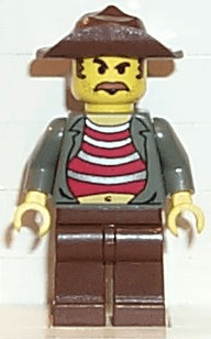 LEGO Mr. Cunningham with Brown Hips (adv020) Adventurers Minifigure