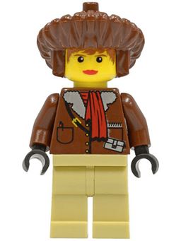 Pippin Reed / Miss Gail Storm - Brown Parka, Tan Legs, Brown Mongolian Hat