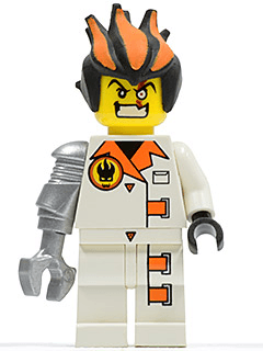LEGO Dr. Inferno (Metallic Silver Claw) (agt013a) minifigure