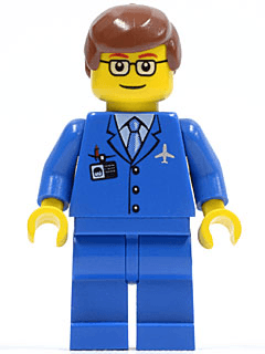 LEGO Airport (air035) Town / City Minifigure