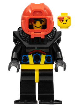LEGO Aquashark 1 with Black Flippers (aqu006a) minifigure