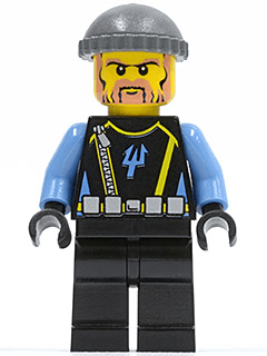 LEGO Aquaraider Diver 3 (aqu017) minifigure