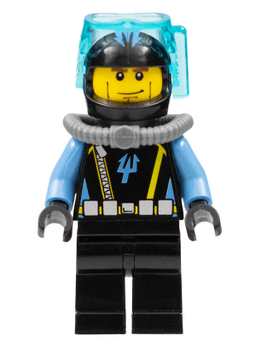 LEGO Aquaraider Diver 7 (aqu021) minifigure