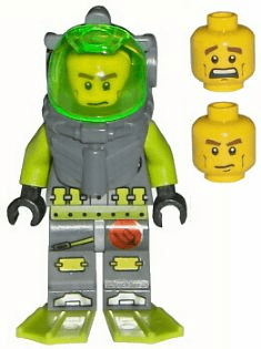 LEGO Atlantis Diver 1 (atl001) Atlantis Minifigure