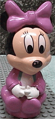 LEGO Primo Figure Baby Minnie Mouse with Pink Clothing and Pink Bow (baby007) LEGO Minifigure
