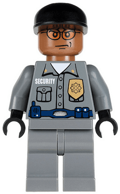 LEGO Arkham Asylum Guard (bat019) minifigure