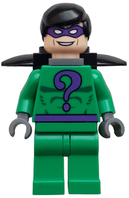The Riddler - Black Hair, Jet Pack