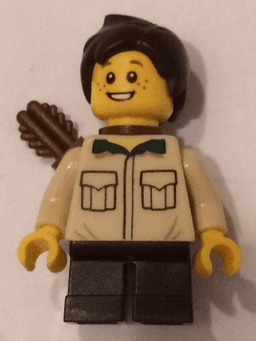 LEGO Löwenstein Archer / Boy (bdp003) minifigure
