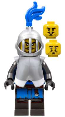LEGO Castle in the Forest Black Falcon Knight (bdp011) Icons Minifigure