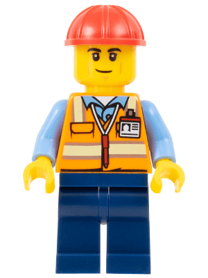 LEGO Construction Worker (bdp060) Icons Minifigure