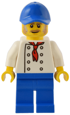 LEGO Hot Dog Stand Manager (bdp089) Icons Minifigure