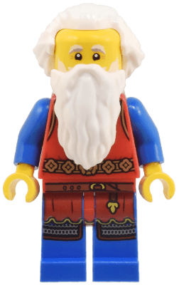 LEGO Mountain Fortress Lion Knights King (bdp097) Icons Minifigure