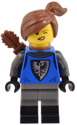 LEGO Mountain Fortress Black Falcon Archer (bdp101) Icons Minifigure